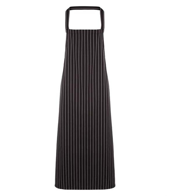 Striped bib apron