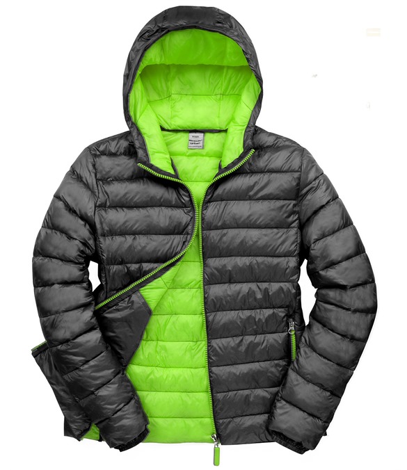 Urban snow bird hooded jacket