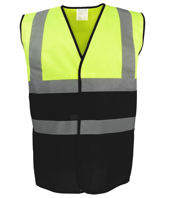 Hi-vis two-tone waistcoat (HVW122)