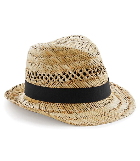 Straw summer trilby