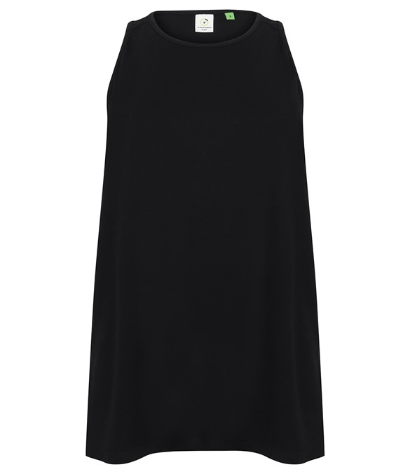 Women's open back vest