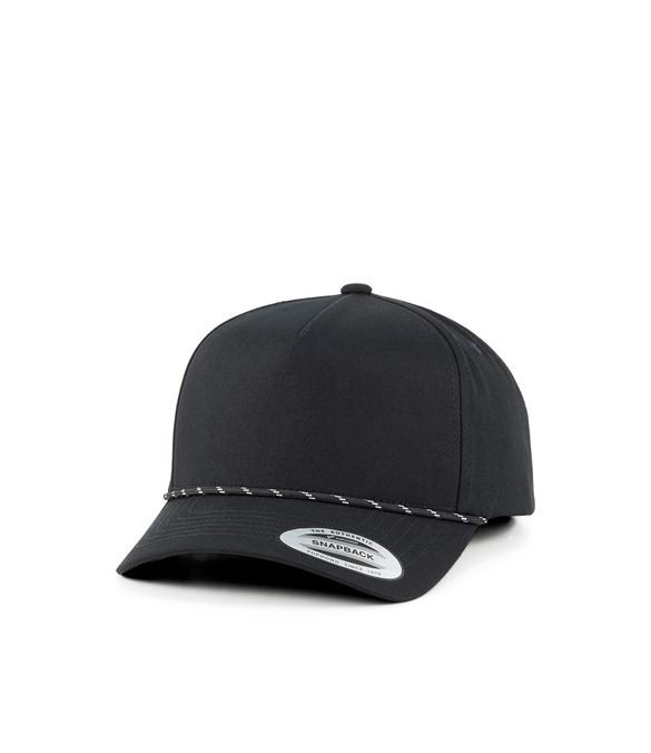 YP Classics retro cotton blend 5-panel snapback cap
