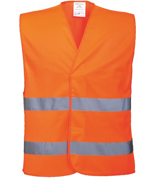 Hi-vis two-band vest (C474)