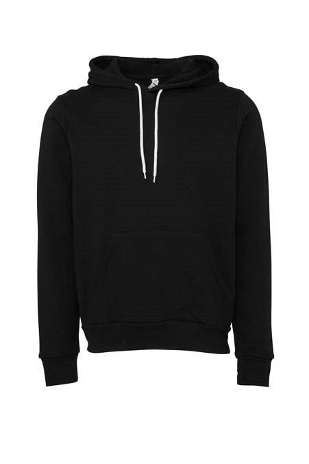 Unisex polycotton fleece pullover hoodie