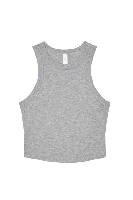 Women?s micro rib racer tank