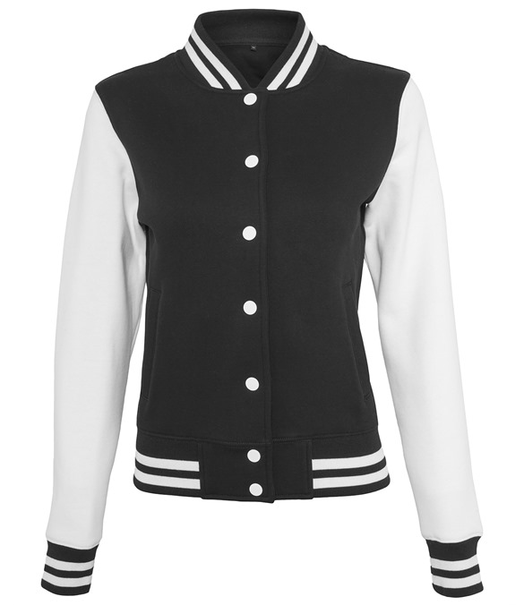 Women&#39;s sweat college jacket