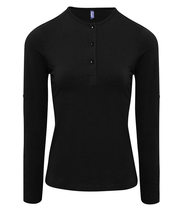 Women's Long John roll-sleeve tee