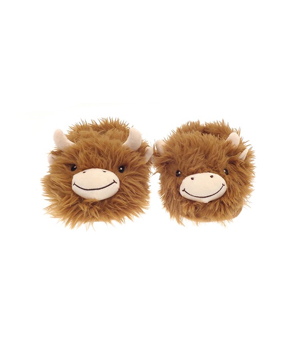 Highland cow slippers
