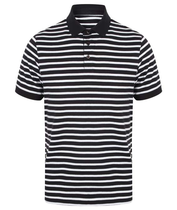 Striped Jersey polo shirt