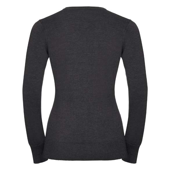 Women&#39;s v-neck knitted sweater