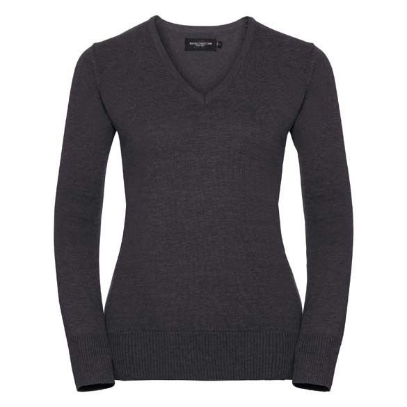 Women&#39;s v-neck knitted sweater
