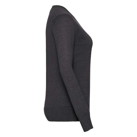 Women&#39;s v-neck knitted sweater