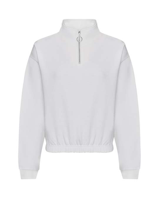 Women&#39;s cropped 1/4 zip sweat