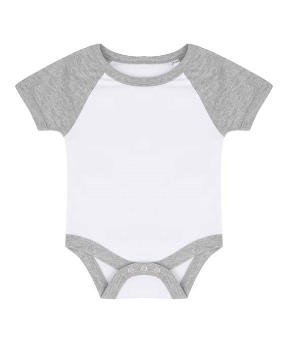 Essential short-sleeved baseball bodysuit