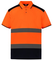 Hi-vis two-tone polo shirt (HVJ220)