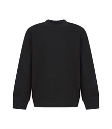 Kids sustainable fashion curved hem sweatshirt