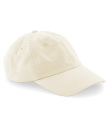 Low-profile 6-panel dad cap