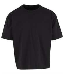 Cropped oversize tee