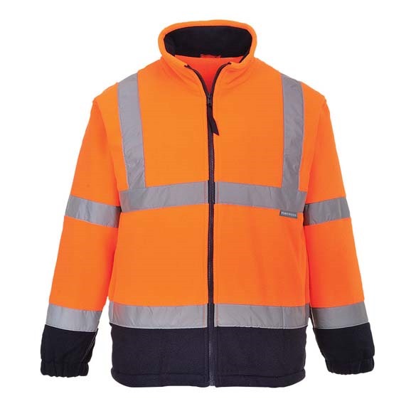 Hi-vis mesh-lined fleece (F300)