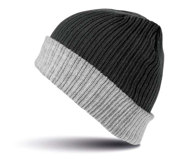 Double-layer knitted hat