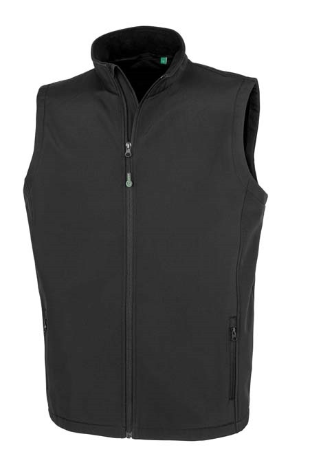 Men&#39;s recycled 2-layer printable softshell bodywarmer