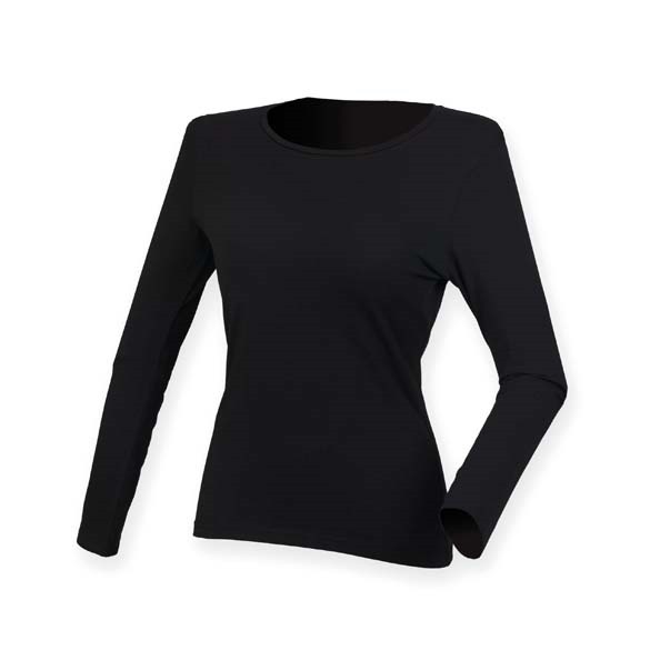 Women&#39;s feel good long sleeved stretch t-shirt