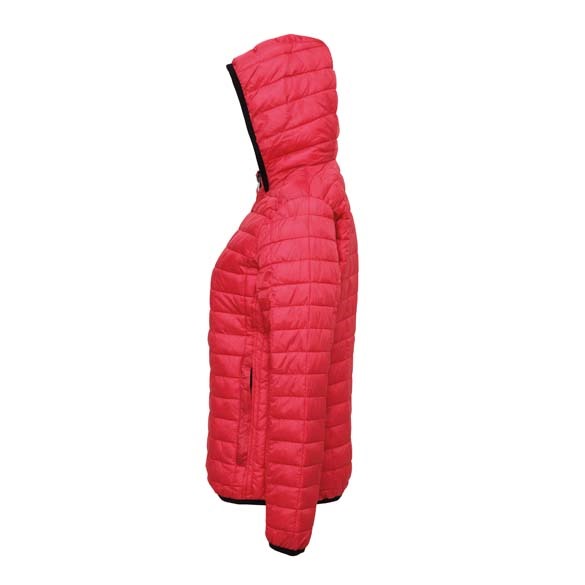 Women&#39;s honeycomb hooded jacket