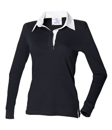 Official RRR Embroidered Women's Long Sleeve Rugby Shirt