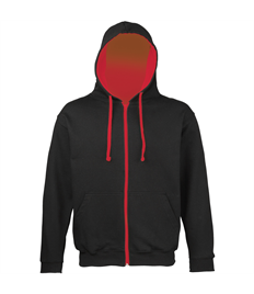 Adult Embroidered /Printed Zip Hoodie 