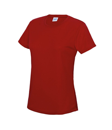 Ladies Short Sleeve Club Embroidered Training Top