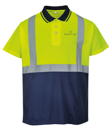 Prestige Embroidered Hi Viz Polo Shirt 