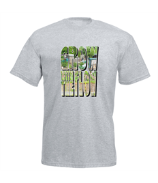 Grow With The Flow Heather Grey T-shirt 