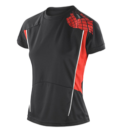 Rushden Runners Black/Red Womens Training Top