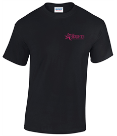 The Heights Embroidered Childrens T-shirt + Individual Name Backprint