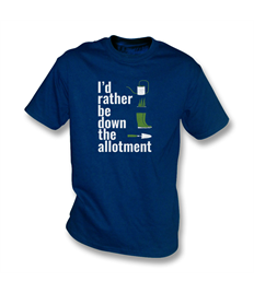 I'd Rather Be Down At The Allotment Organic T-shirt