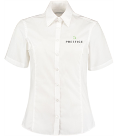 Prestige Embroidered Ladies Short Sleeve Shirt .