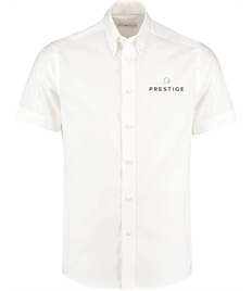 Prestige Embroidered Mens Short Sleeve Office Shirt 