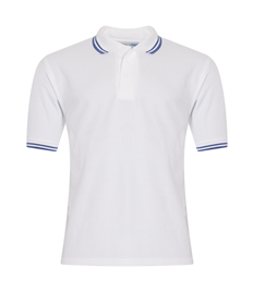 Alfred Street Childrens White Tipped Polo Shirt