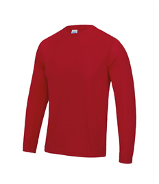 Long Sleeve Training Tee With Printed Club Logo