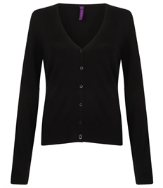 Embroidered Kempston Controls Women's V-neck Cardigan