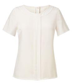 Prestige Ladies Plain Short Sleeve Shirt 