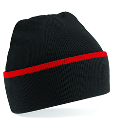 Rushden Runners Black/Red Beanie